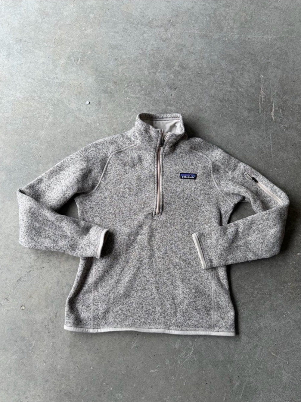 Patagonia better sweater Men’s Gray Quarter-Zip Fleece Pullover
